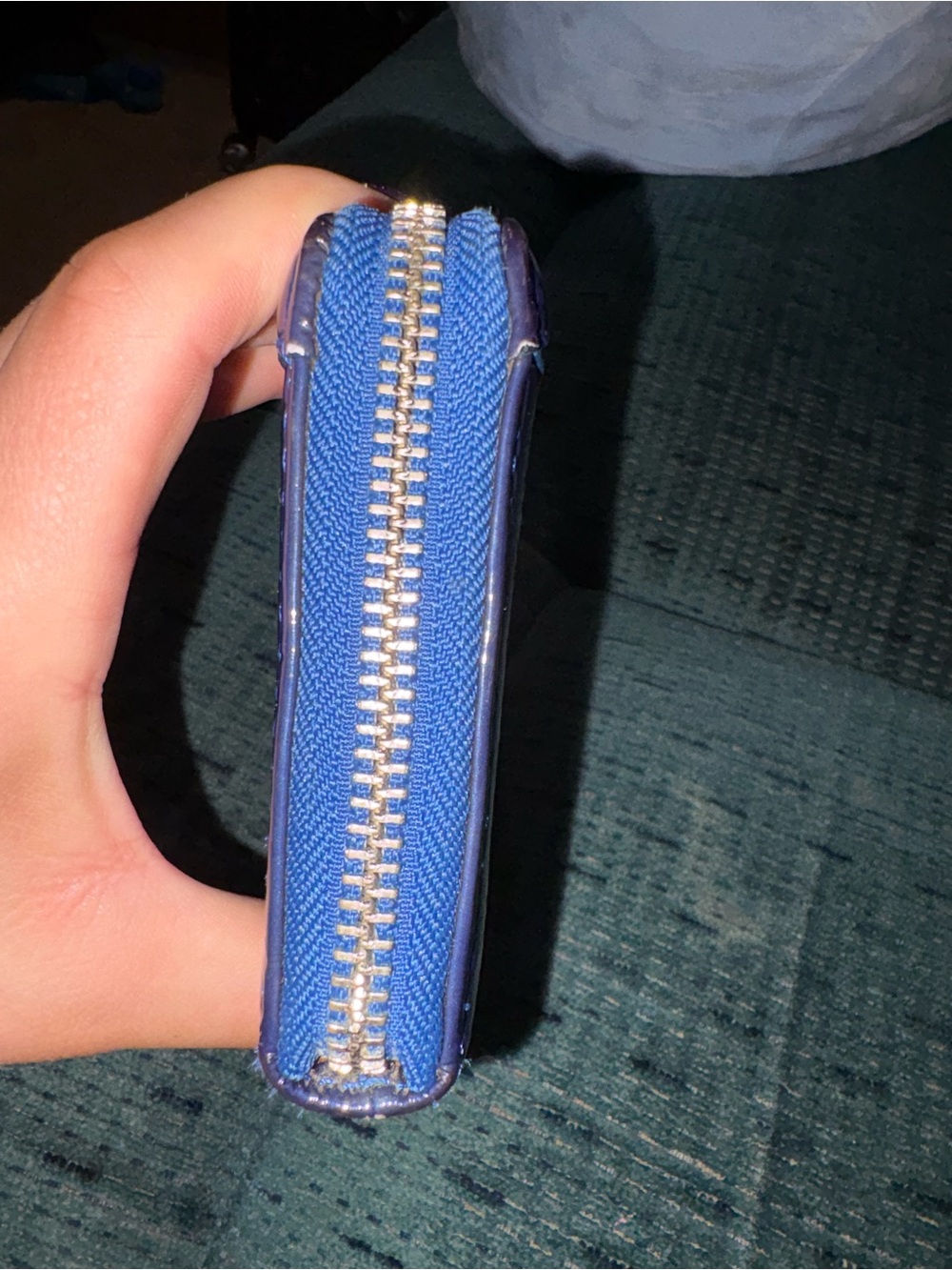 Coach Glossy Patent Leather Zip Wallet - Picture 3 of 15
